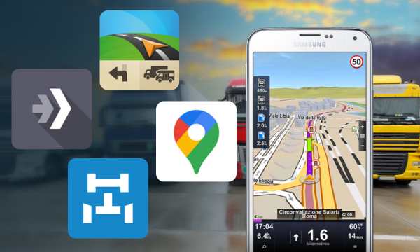 Main GPS Maps Apps for Truck Drivers